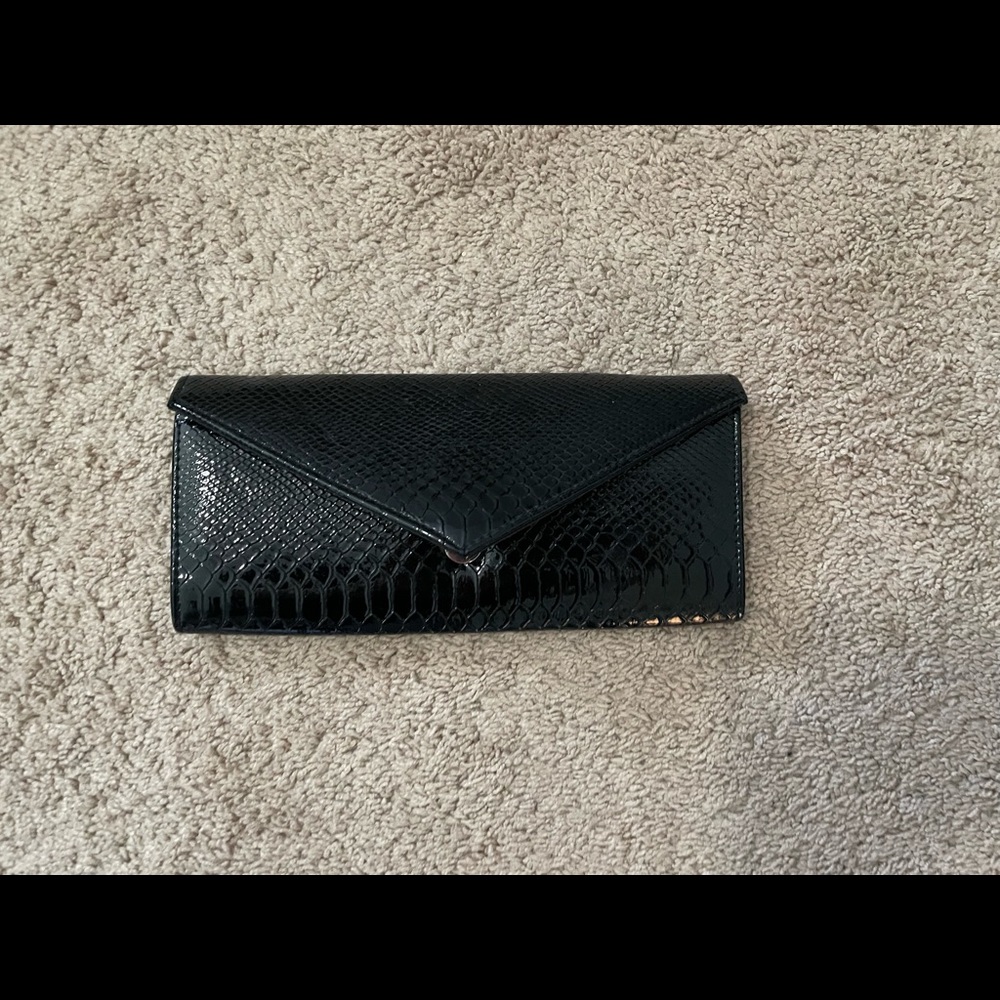 Aldo snakeskin clutch